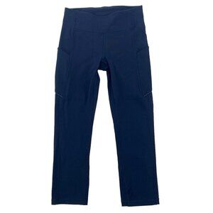 Lululemon Size 4 Speed Up Crop 21" Leggings Midnight Navy